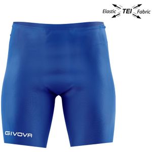 Thermoshort/Slidingbroekje Royal Blau - Givova P00 - Geborduurd Logo