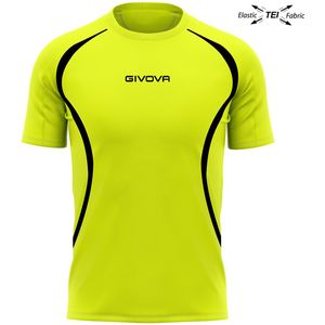 Givova - Running Shirt - Blauw/Wit - Unisex - Licht en Ademend Materiaal