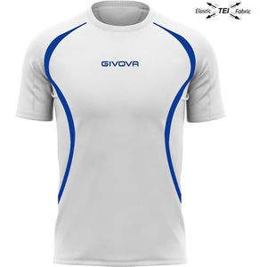 Givova - Running T-shirt - Unisex - Wit-Royal