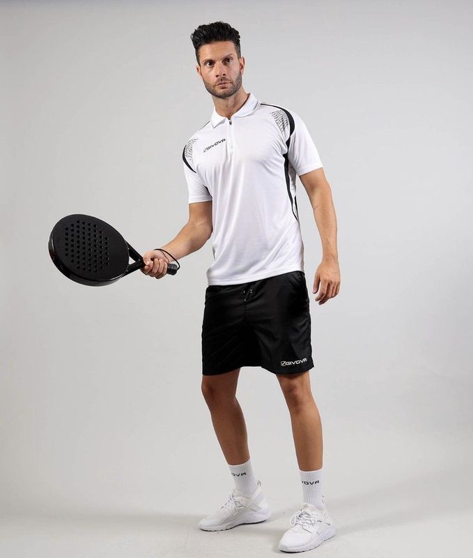 Givova - KIT EASY - Padel Tenue - Wit/Zwart