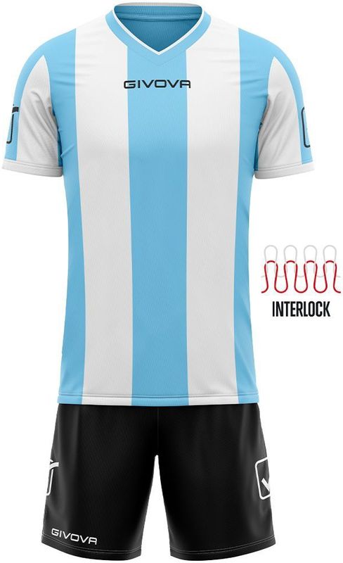 Givova - Catalano Set - Synthetische Kleding - Korte Mouwen