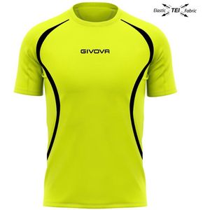 Givova Running T-shirt Met Korte Mouwen Geel M Man