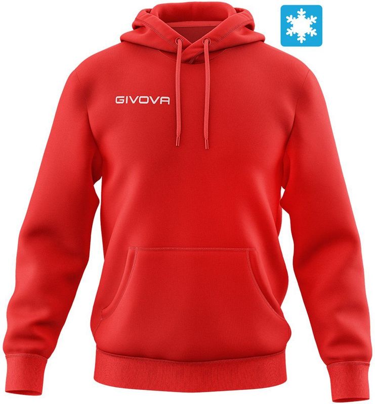 Givova - New - Sweatshirt - Met Capuchon - Katoen/Polyester - Geborduurd Logo