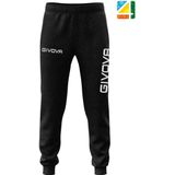 Givova - Sportbroek - Zwart - French Terry - 80% Polyester - 20% Katoen