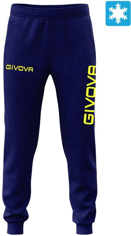 Givova - Joggingbroek - Winter Fleece - Geborsteld - 70% Katoen - 30% Polyester