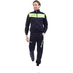 Sports set givova visa navy blue-amarillo fluo, l