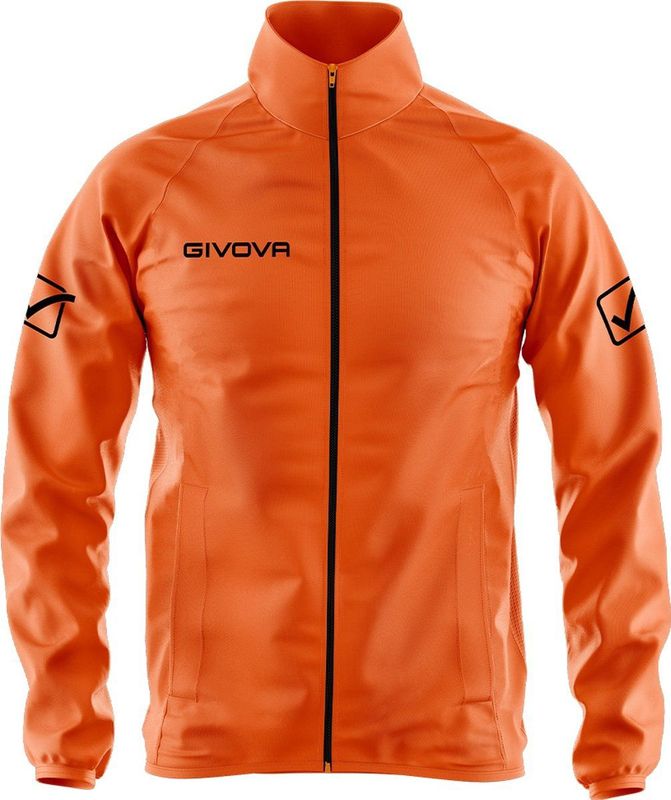 Givova Rain Basico Jas Oranje 6-8 Years Jongens,Meisjes