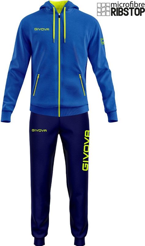 Givova - Winner - Trainingspak - Zwart - Ribstop Microvezel