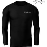 Givova - Sportshirt - Zwart - Polyester/Elastaan