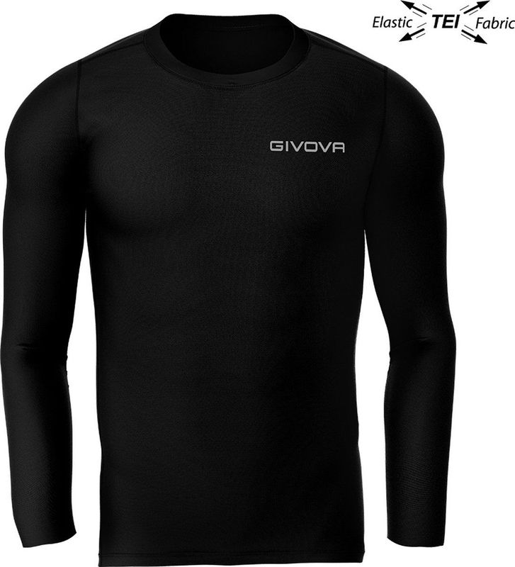 Givova - Sportshirt - Zwart - Polyester/Elastaan