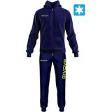 Givova - King - Trainingspak - Zwart - Geborsteld Fleece