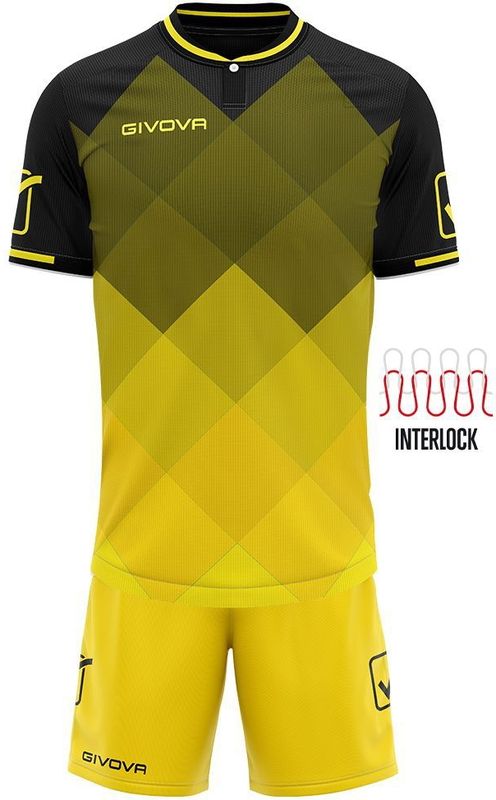Givova - Shade Set - Geel - Korte Mouwen - Man