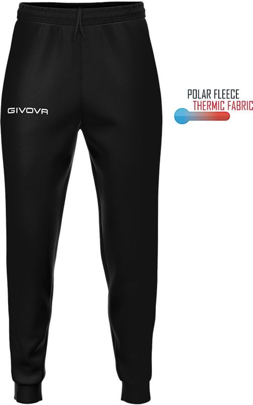 Givova - One - Sportbroek - Zwart - Snel Droogend Polyester