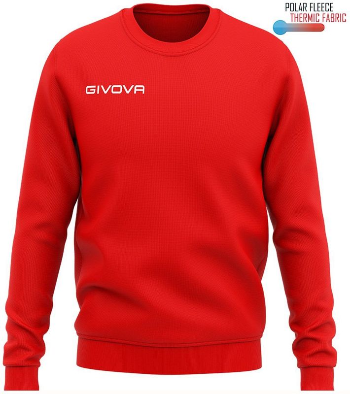 Givova - One - Unisex-Sweater - Blauw - 100% Polyester Fleece