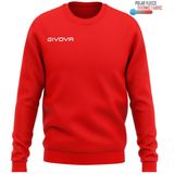 Givova - One - Unisex-trui - Kinderfleece - Ronde Hals - Geribde Kraag