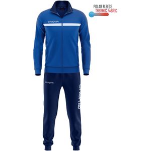 Givova - One - Trainingspak - Zwart - Fleece