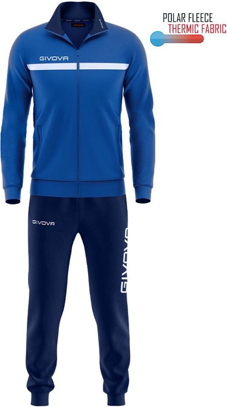 Givova - One - Trainingspak - Donkergrijs/Turquoise