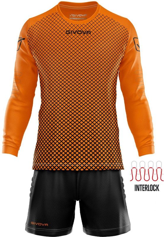 Givova - Manchester Set - Voetbaltenue - Zwart - Polyester