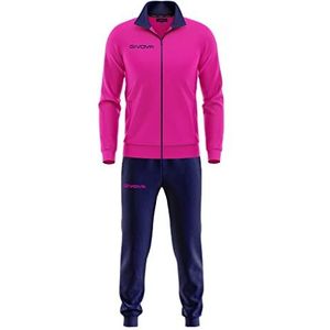 givova Torino Triacetaat-overall fuchsia/blauw