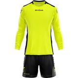 Givova - Hyguana Set - Voetbaltenue - Zwart - Polyester