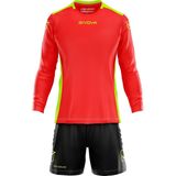 Givova - Hyguana Set - Voetbaltenue - Zwart - Polyester