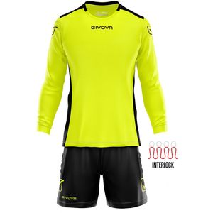 Givova - Hyguana Set - Voetbaltenue - Zwart - Polyester