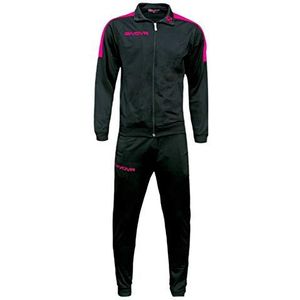 Givova TR033F Unisex Adult, Nero-Fuxia Fluo, 3XS