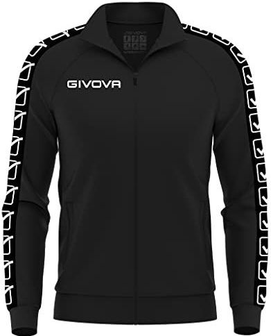 Givova - Tricot Band Jas - Jack - Zwart - Stretchstof