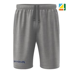 Sports bermudas givova friend gray melange, 3xl