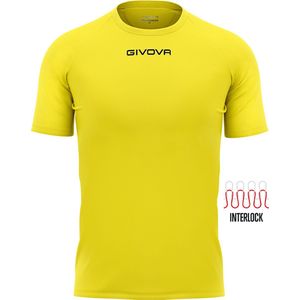 Sports t-shirt givova capo yellow