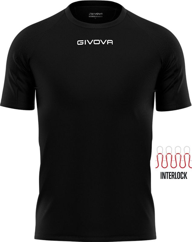 Sports t-shirt givova capo black