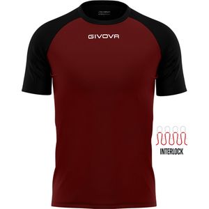 Givova - Capo - Sport T-shirt - Granat - Korte Mouwen