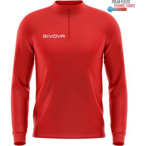Givova 500 Half Rits Sweatshirt Rood Man