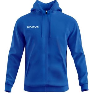 Givova - 500 - Fleece Sweatshirt - Met Capuchon - Ritssluiting - 100% Polyester