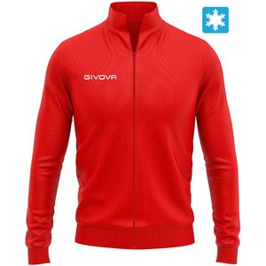 Sweater - Geborstelde Fleece - Geribde Kraag - Katoen/Polyester