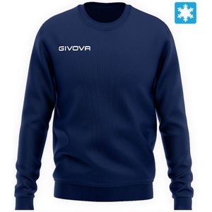 Givova - Felpa - Sweatshirt - Blauw - Hoogwaardige Materialen