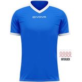 Givova - Revolution - Sport T-shirt - Royal-Wit - Polyester
