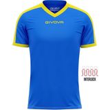 Sports t-shirt givova revolution royal-yellow