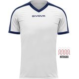 Givova - Revolution - T-shirt - Wit-Blauw - Ademend - Licht