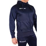 Trainingspak - Zwart - 100% Polyester - Met Capuchon