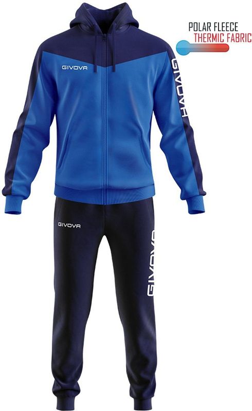 Jas - Broek - Trainingspak - Zwart - Thermisch - Geborduurd