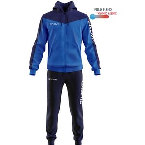 Jas - Broek - Trainingspak - Zwart - Thermisch - Geborduurd