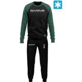Givova - Italia 104 - Trainingspak - Zwart - 85% Polyester 15% Katoen