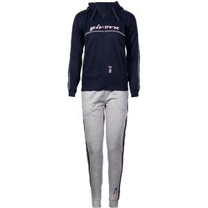 Givova - Italia Donna 101 - Trainingspak - Zwart - 85% Polyester - 15% Katoen