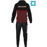 Tweekleurig fleece trainingspak Givova Italia 106