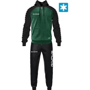 GIVOVA - Tuta Italia 103 - Sportpak - Meerkleurig - Pluche - Donkergrijs/Melange/Blauw