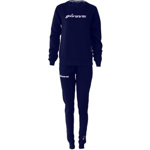 GIVOVA - Tuta 104 - Sportpak - Blauw/Fuchsia - Met Pailletten in Pluche