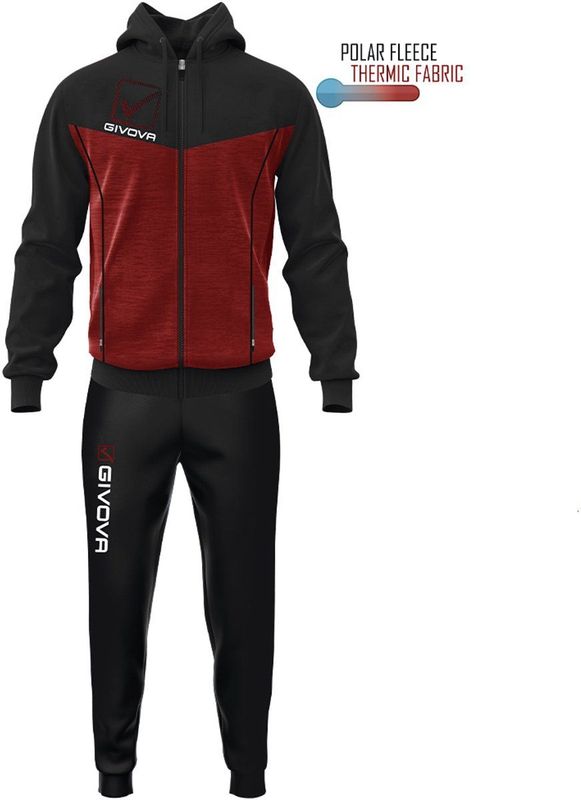 Givova - Visa - Trainingspak - Met Capuchon - Fleece