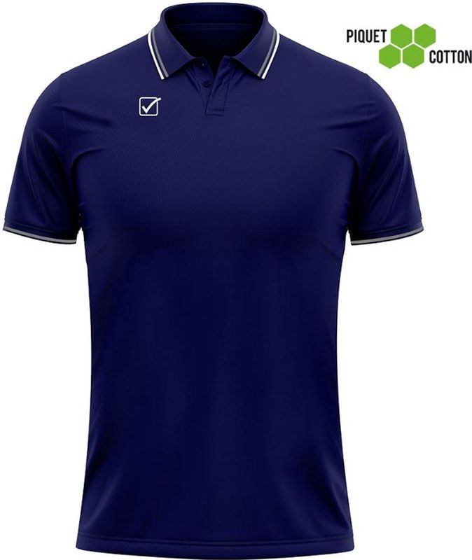 Polo shirt givova navy blue-white
