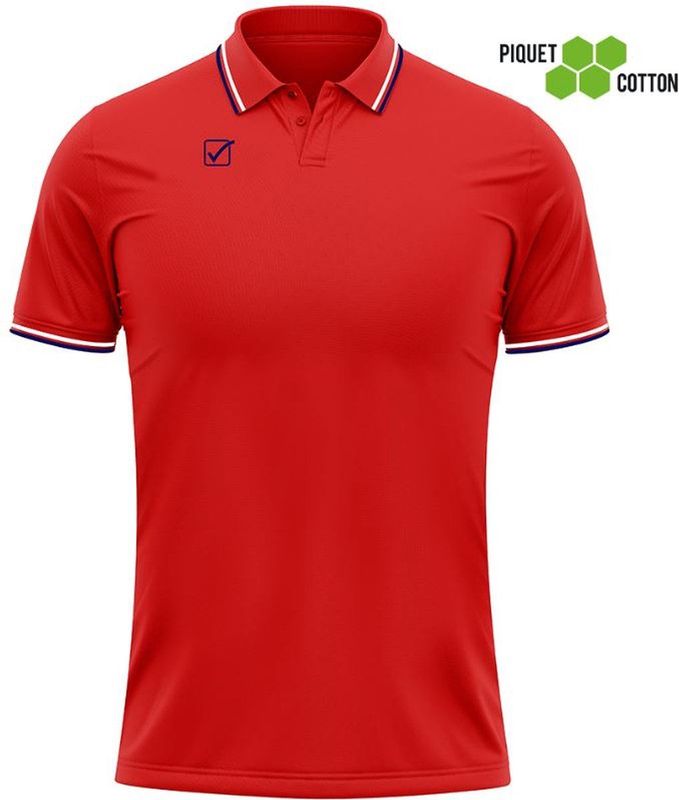 Polo shirt givova red-navy blue